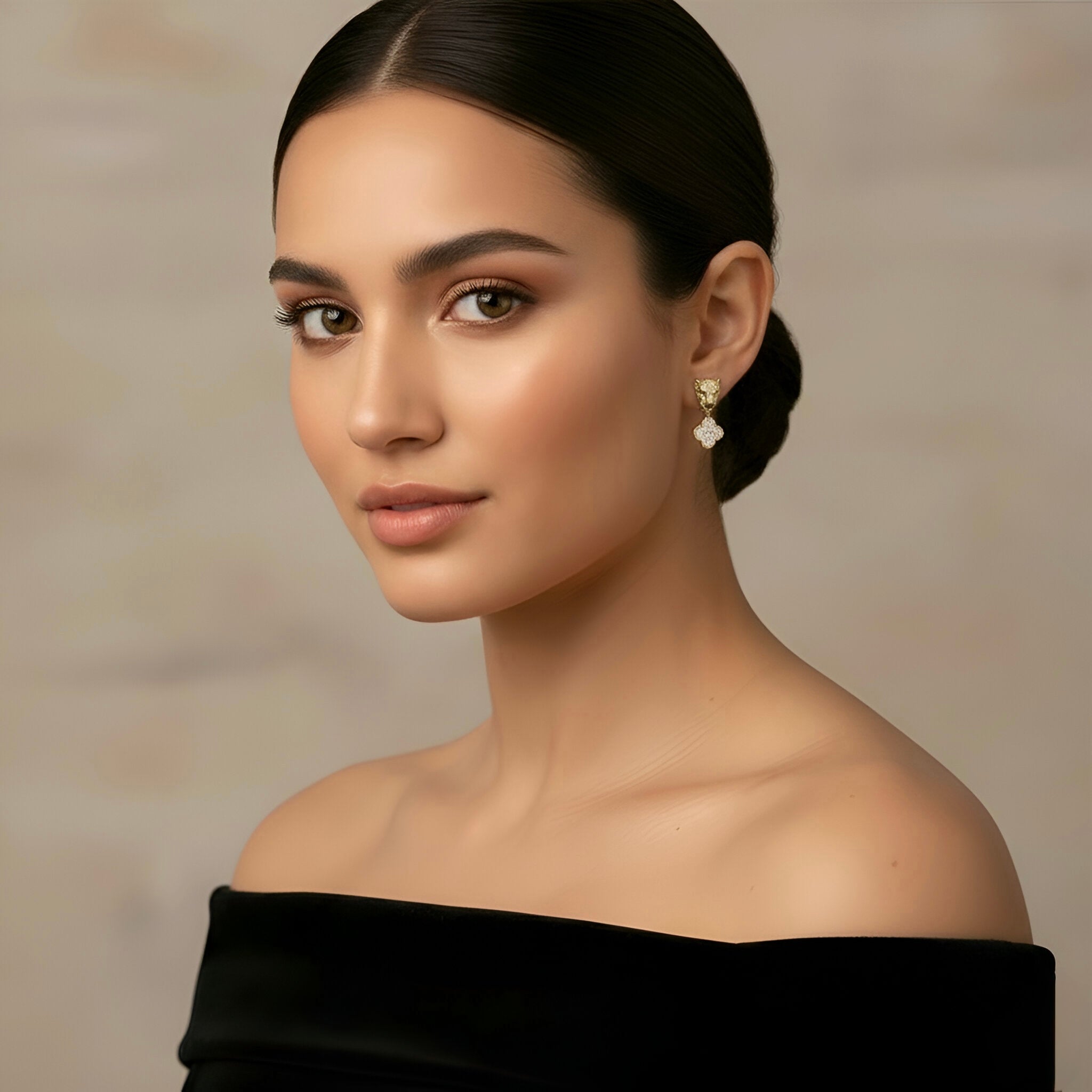 Panther Drop Earrings