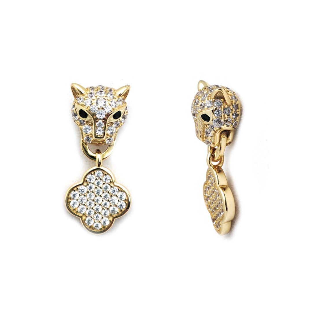Panther Drop Earrings