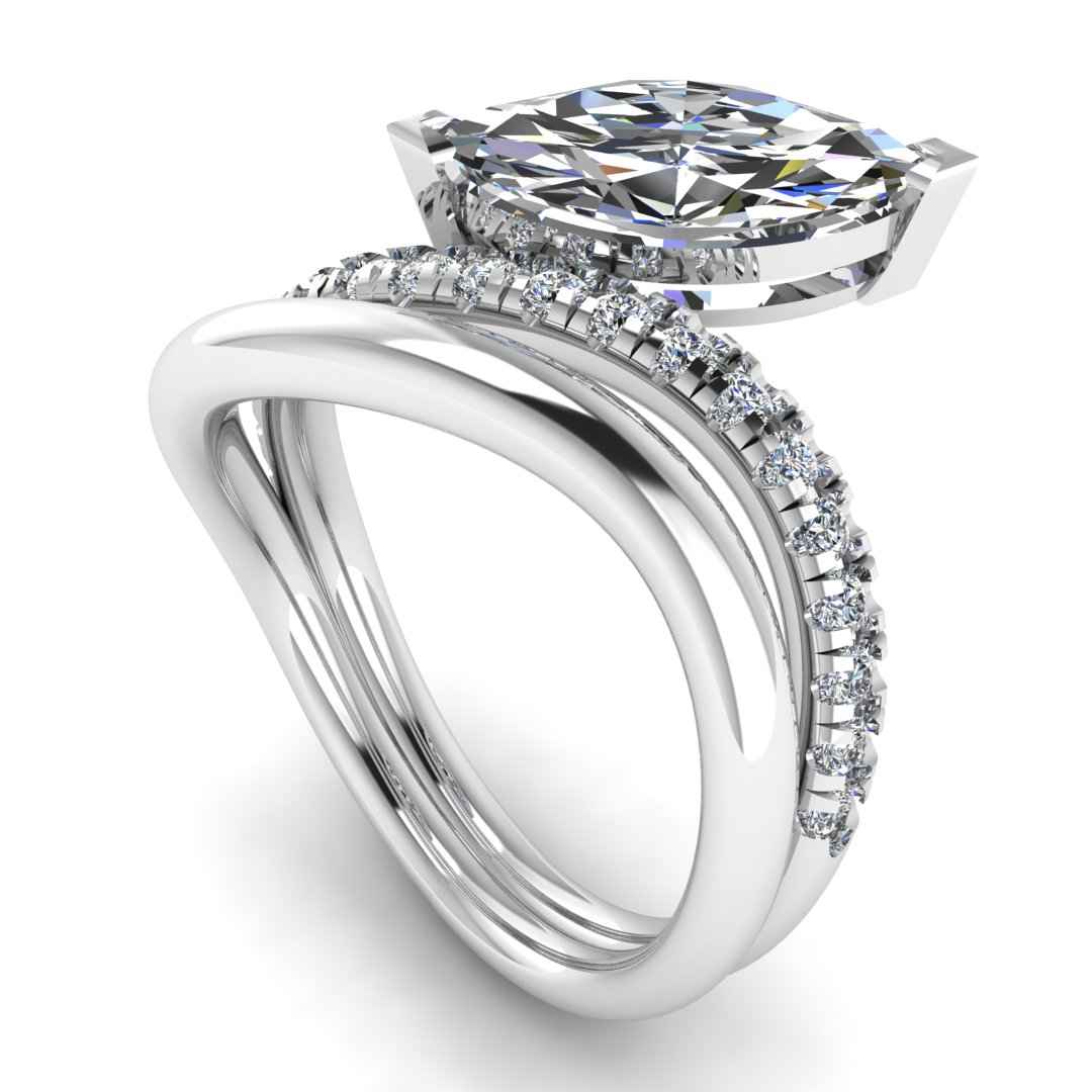 AURELLE | Marquise Lab-Grown Diamond Ring