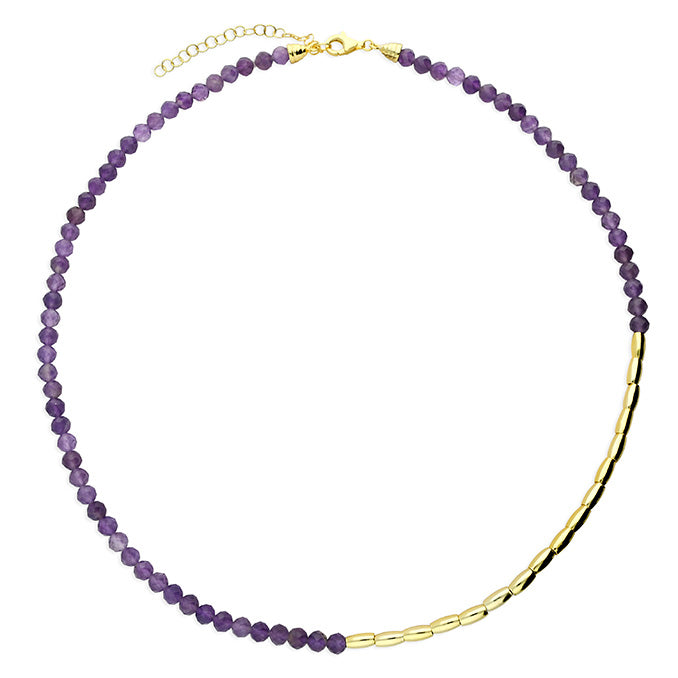 Amethyst Gemstone Necklace