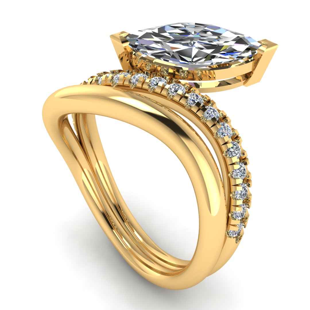 AURELLE | Marquise Lab-Grown Diamond Ring