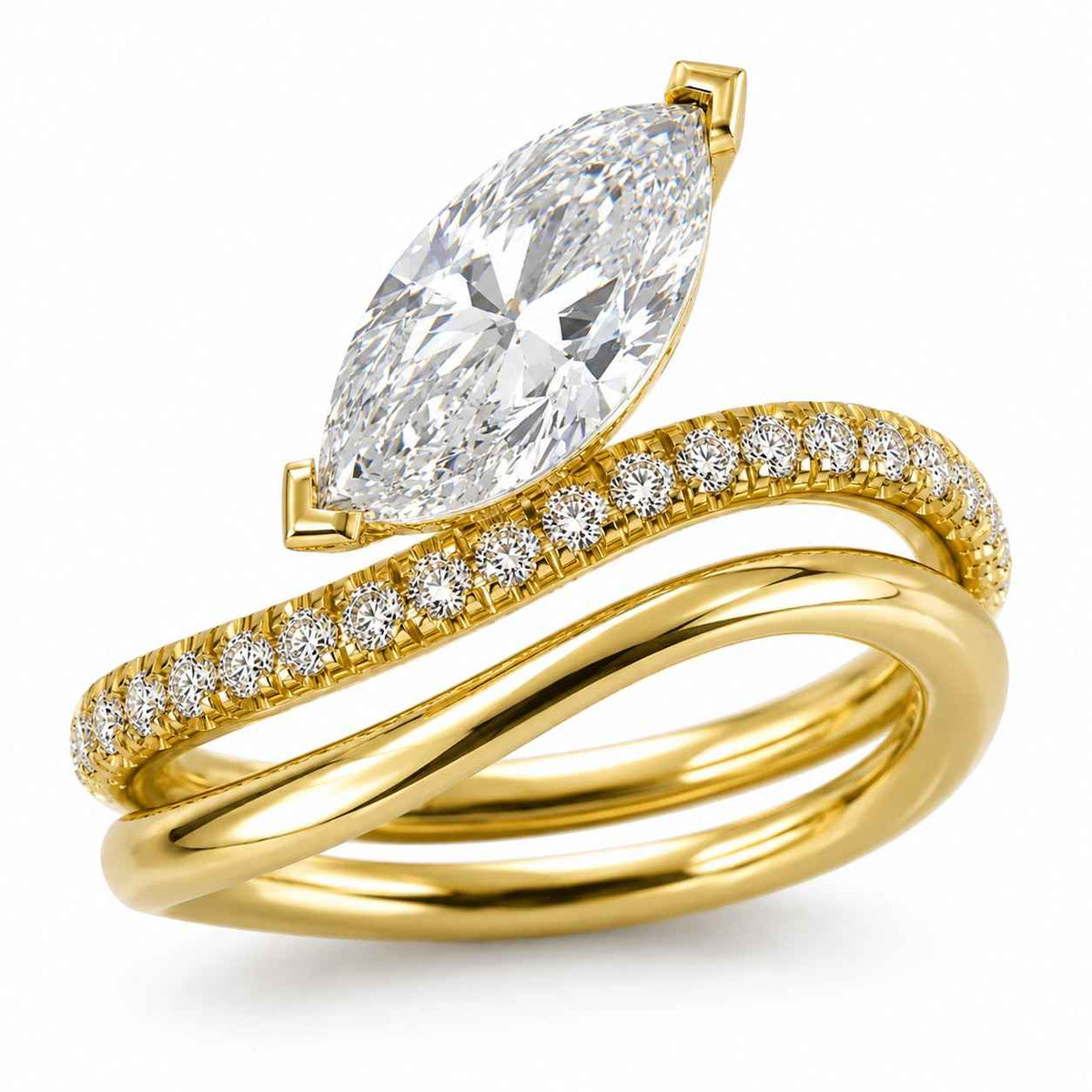 AURELLE | Marquise Lab-Grown Diamond Ring