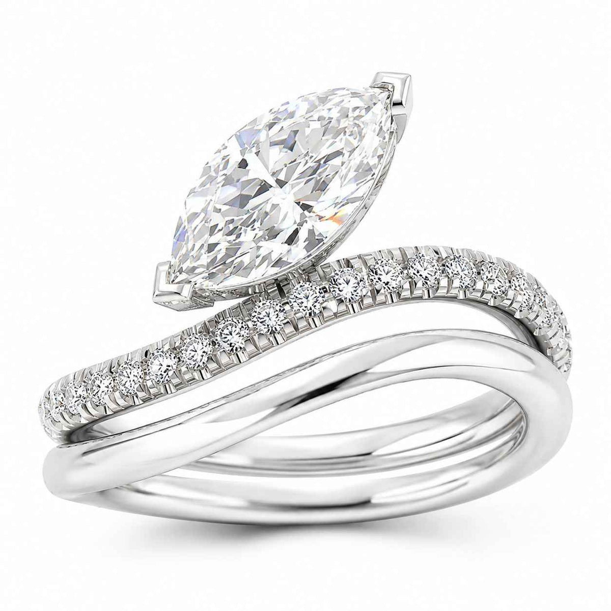 AURELLE | Marquise Lab-Grown Diamond Ring